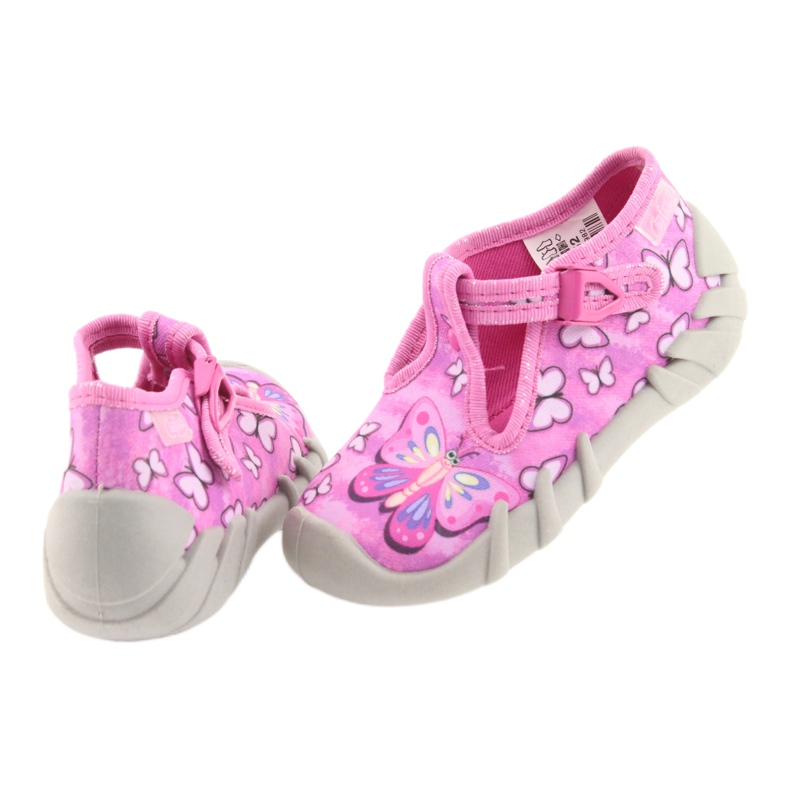 Chaussures enfant Befado 110P352 bleu rose 4