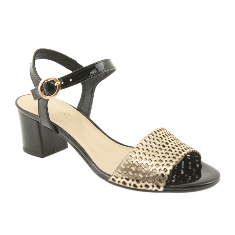 Espinto Sandales noir/or le noir jaune 1