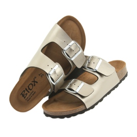 Chaussons médicaux IZZI BIOX ALEX or doré 4
