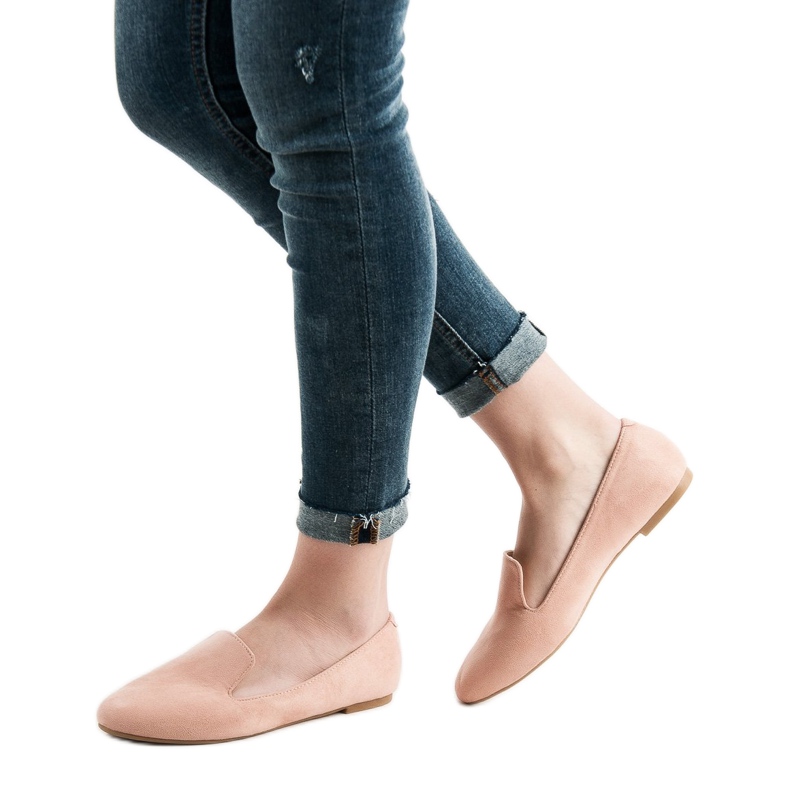 Lily Shoes Seigneurs du daim rose 1