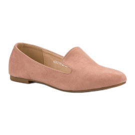 Lily Shoes Seigneurs du daim rose 3