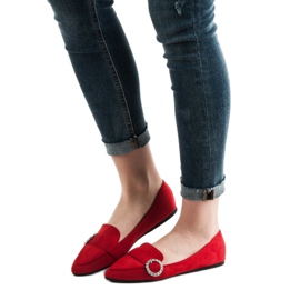 Ch. Creation Mocassins élégants rouge 6