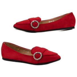 Ch. Creation Mocassins élégants rouge 2