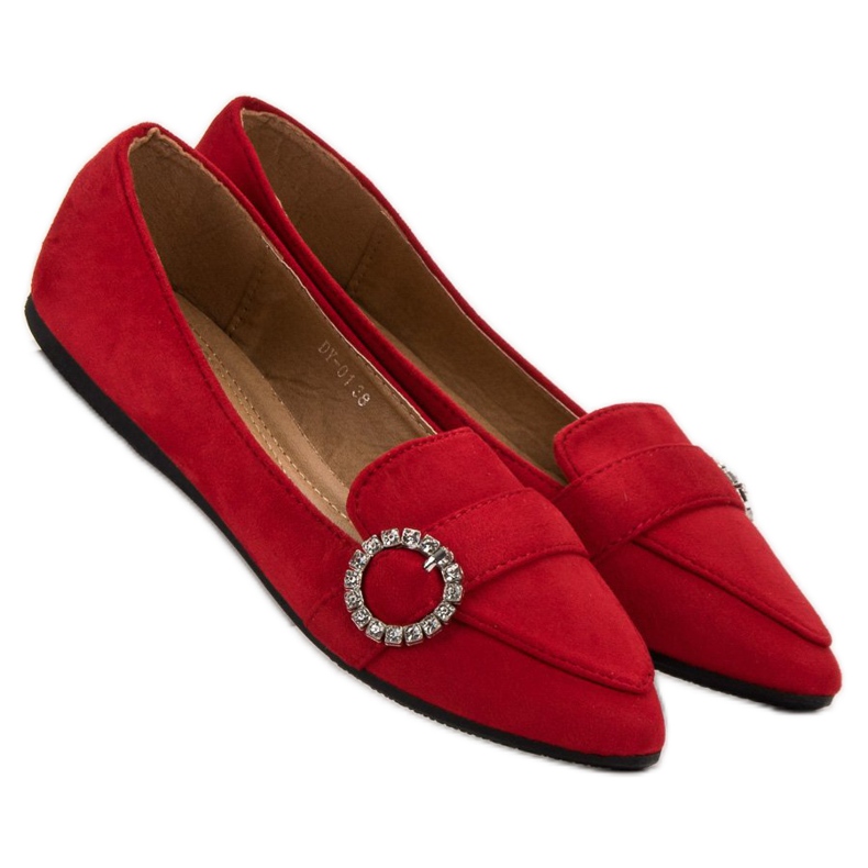 Ch. Creation Mocassins élégants rouge 1