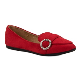 Ch. Creation Mocassins élégants rouge 3