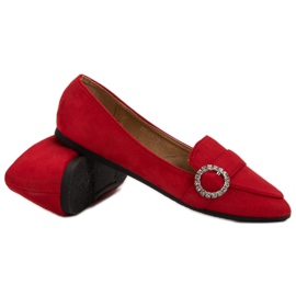 Ch. Creation Mocassins élégants rouge 5
