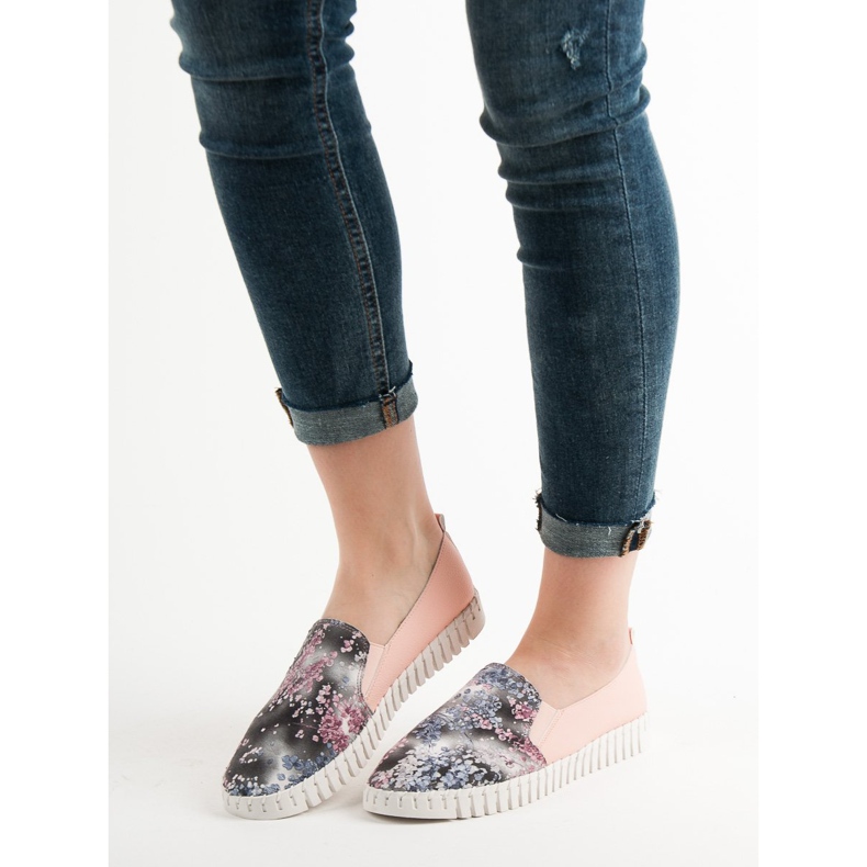 Vices Slipons Avec Motif multicolore rose 1