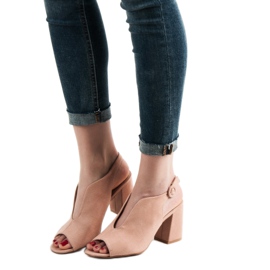 Milaya Sandales construites rose 1 Milaya Sandales construites rose 1