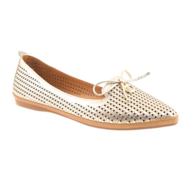 Ballerines à nœud doré Badura d'or 1