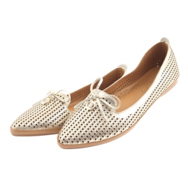 Ballerines à nœud doré Badura d'or 3
