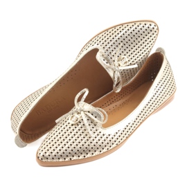 Ballerines à nœud doré Badura d'or 5