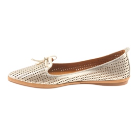 Ballerines à nœud doré Badura d'or 2