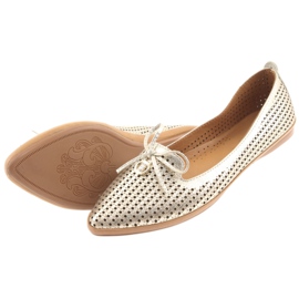 Ballerines à nœud doré Badura d'or 4