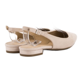 SHELOVET Ballerines en daim à la mode brun 6