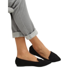 Noir 302 Ballerines pointues noires le noir 3