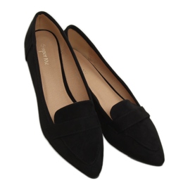 Noir 302 Ballerines pointues noires le noir 1