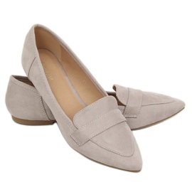 Ballerines pointues grises 302 Grey 1