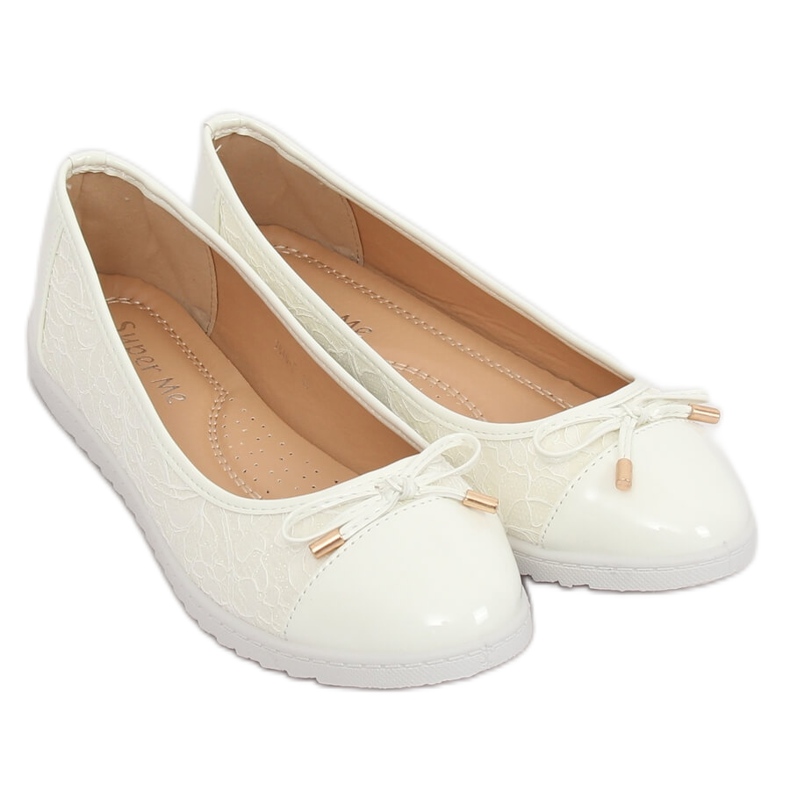 Ballerines femme blanches 7846-P Blanc 1