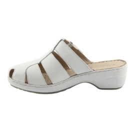 Chaussons compensés femme Caprice 27353 blanc blanche 2 Chaussons compensés femme Caprice 27353 blanc blanche 2