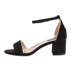 Sandales en daim VICES le noir 6