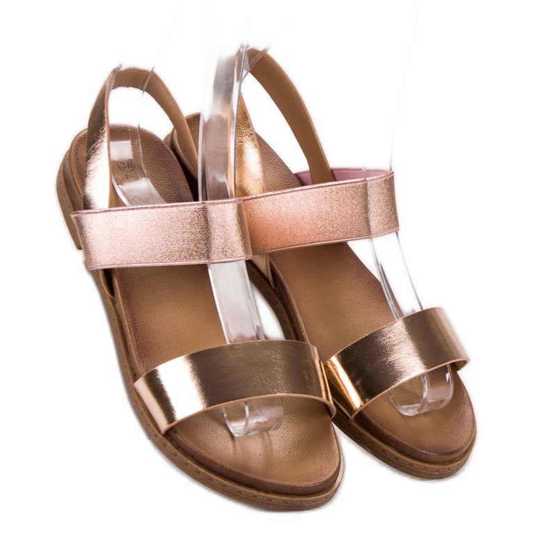 Laura Mode Sandales à enfiler jaune 1