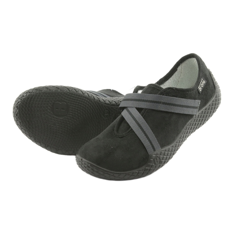 Dr.ORTO Befado Pantoufles pour femmes pu 434D014 noir le noir 3
