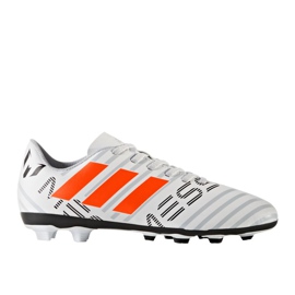 Chaussures de football Adidas Nemeziz Messi 17.4 FxG Jr S77200 blanc 1