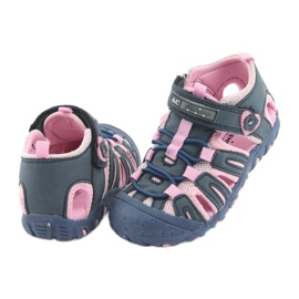 Sandales de sport American Club bleu rose 4