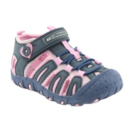 Sandales de sport American Club bleu rose 1 Sandales de sport American Club bleu rose 1