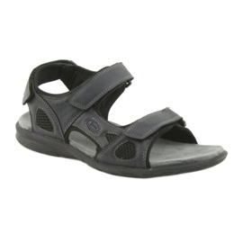 American Club sandales de sport américaines HL06 le noir bleu marin 1
