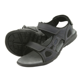 American Club sandales de sport américaines HL06 le noir bleu marin 4