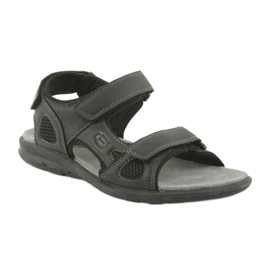 American Club Sandales de sport américaines HL06 noires le noir 1