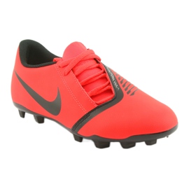 Nike Phantom Venom Club Fg Jr AO0396-600 chaussures de football multicolore oranges et rouges 1