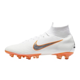 Nike Mercurial Superfly 6 Elite Ag Pro M AH7377-107 chaussures de football blanche blanche 1