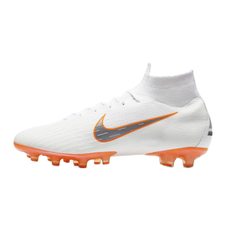 Nike Mercurial Superfly 6 Elite Ag Pro M AH7377-107 chaussures de football blanc blanc 1