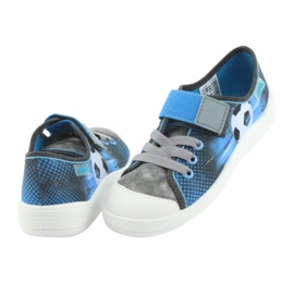 Chaussures pour enfants Befado ball 251Y120 bleu gris bleu marin 4