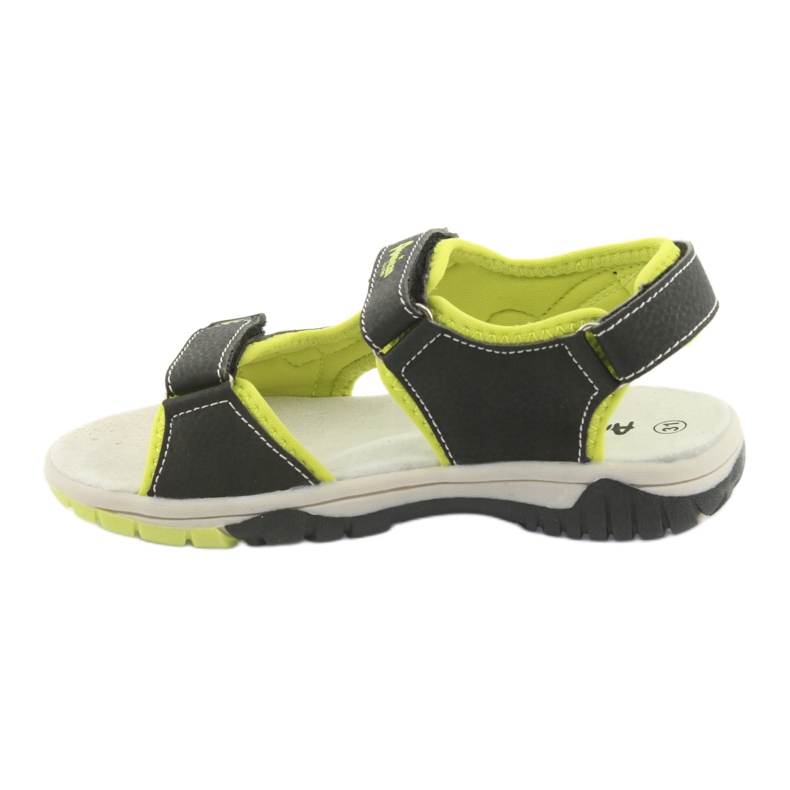 American Club RL22 sandales noires pour garçons vert 2
