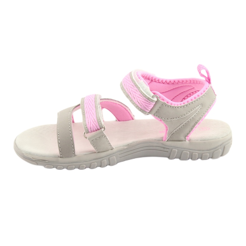 American Club American Sandals Sports Sports HL14 Gray / Pink gris gris 2
