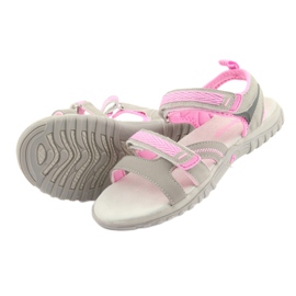 American Club American Sandals Sports Sports HL14 Gray / Pink gris gris 4