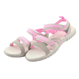 American Club American Sandals Sports Sports HL14 Gray / Pink gris gris 3