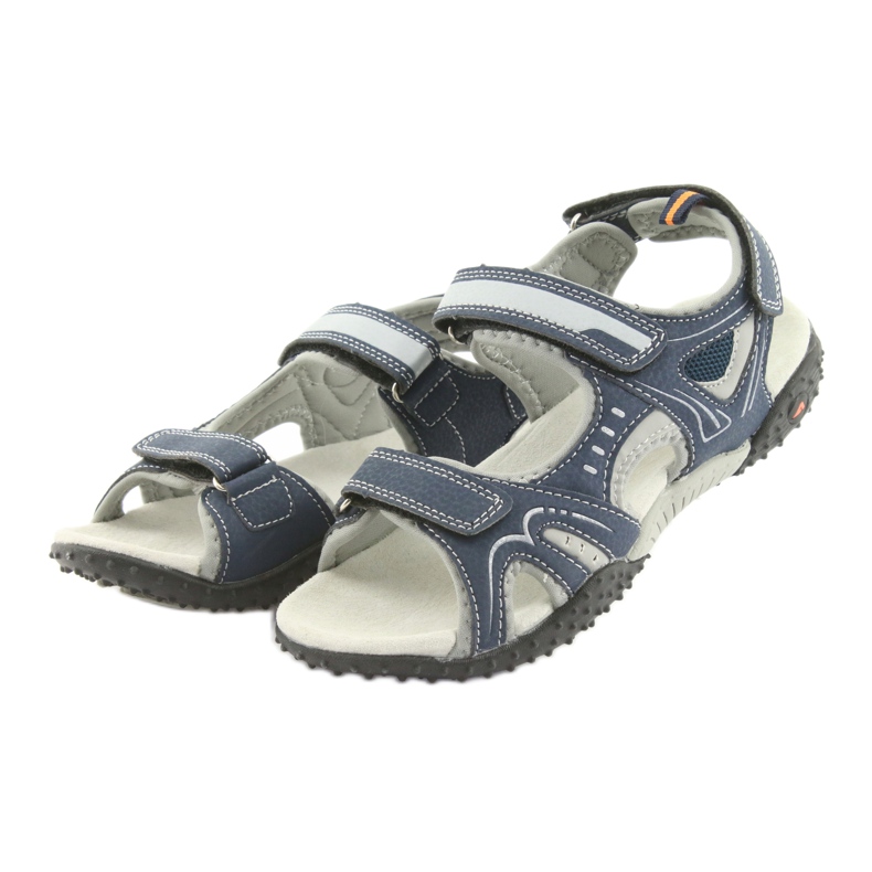 Sandales garçon American Club RL18 bleu marine gris 3