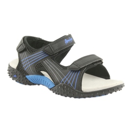 American Club HL15 sandales garçon noir le noir bleu 1