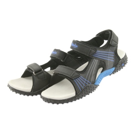 American Club HL15 sandales garçon noir le noir bleu 3 American Club HL15 sandales garçon noir le noir bleu 3