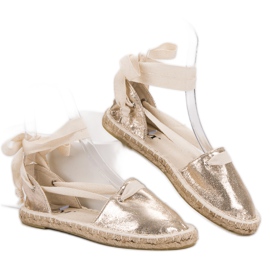 Cm Paris Espadrilles nouées jaune 2