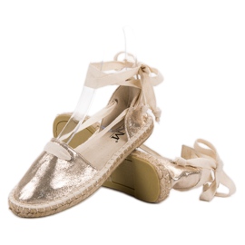 Cm Paris Espadrilles nouées jaune 3