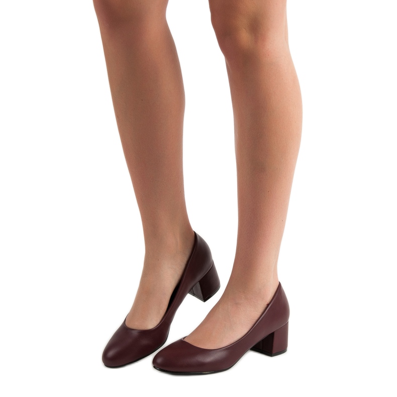 Cm Paris Escarpins classiques multicolore rouge 1