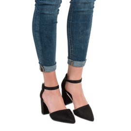 SHELOVET Escarpins à Spitz le noir 2