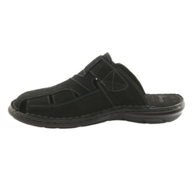 Chaussons homme léger PU American Club CY05 bas le noir 2
