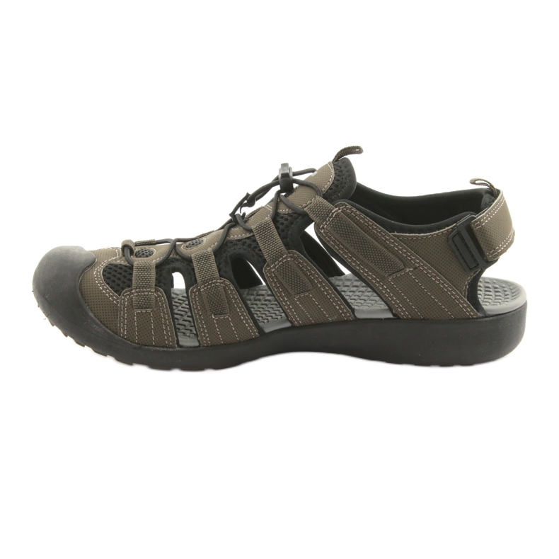 American Club Sandales de sport américaines HL02 kaki noir multicolore vert 2
