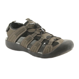 American Club Sandales de sport américaines HL02 kaki le noir multicolore vert 1